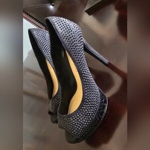 MICHAEL Michael Kors Black Studded Heels